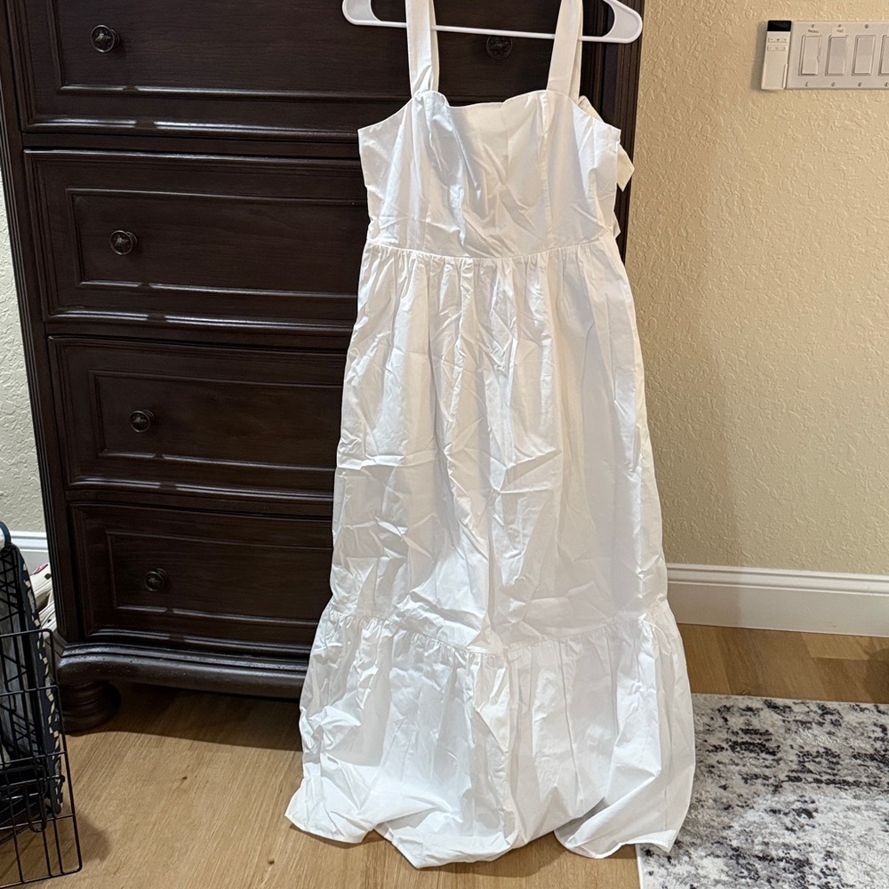 Express Elegant White Maxi Dress